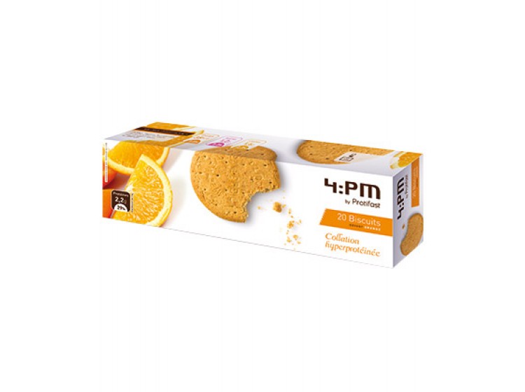 Biscuits protéinés aux écorces d'orange