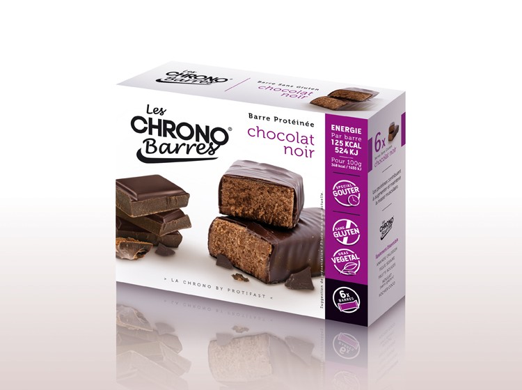 Chrono-barre chocolat noir