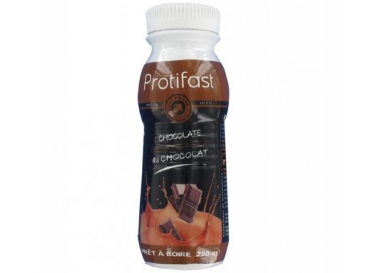 Boisson chocolat riche en protéines