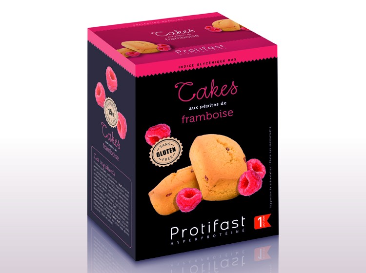 Cake aux pépites de framboise