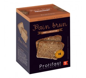 Pain brun tranché